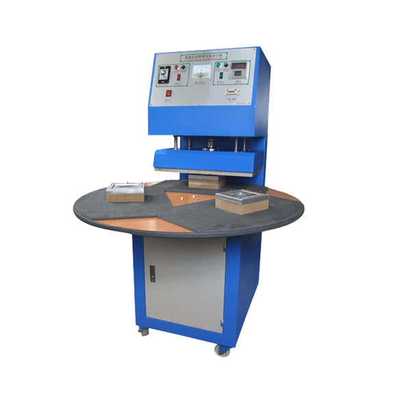 Two/Three-Station Working, Rotary, Uninterrupted Work. Blister to Card Sealing Machine