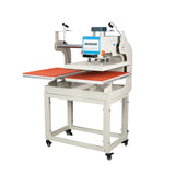 16″x24″ Pneumatic Up Sliding Dual Platen Heat Press Machine with Infrared Positioning