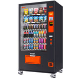 Snack & Drink Combo Vending Machine Refrigerated 60 Bill Acceptor