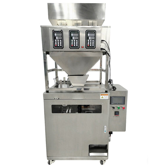 Multifunction Three-head Electronic Packing Scale Packing Machine, Granule Stand Up Pouch Filling And Sealing Machine