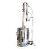 Portable pure copper decomposition for household use distillation with essential oil separator