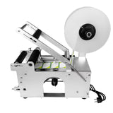 L-50 High speed automatic round disinfectant bottle labeling machine , PET water hand sanitizer bottle label applicator, alcohol bottle labeler