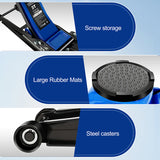 3Ton/6600lbs Low Profile Floor Jack,Lifting Range 75mm/2.95"-500mm/19.69"