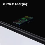 Modern Smart Coffee Table with Built-in Fridge Power Socket White