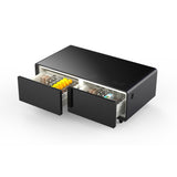 Modern Smart Coffee Table with Built-in Fridge Touch Control Panel