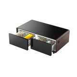 Modern Smart Coffee Table with Built-in Fridge, Bluetooth Speaker