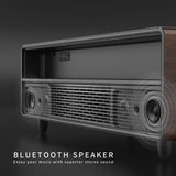 Modern Smart Coffee Table with Built-in Fridge, Bluetooth Speaker