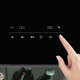 Modern Smart Coffee Table with Built-in Fridge Touch Control Panel