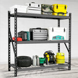 Garage Shelving Heavy Duty 72"H*77"W 6000LBS Heavy Duty Shelving Adjustable 3 Tier Metal Shelving