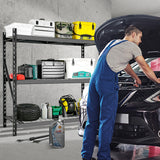 Garage Shelving Heavy Duty 72"H*77"W 6000LBS Heavy Duty Shelving Adjustable 3 Tier Metal Shelving