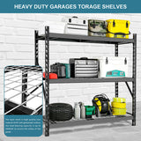 Garage Shelving Heavy Duty 72"H*77"W 6000LBS Heavy Duty Shelving Adjustable 3 Tier Metal Shelving