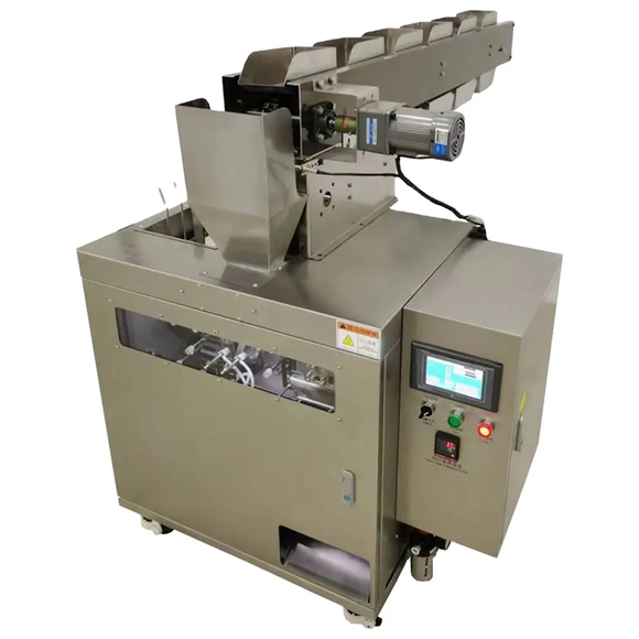 Semi-automatic Bucket Conveyor Belt Stand Up Pouch Filling And Sealing Machine, Multi-Function Bag Packing Machine