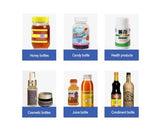 Bottle Labeling Machine, Round Bottle Labeler, Beer Cans Labeling Machine With Feeding Table, Label Applicator