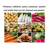 Potato, Cassava, Yam and Oyster Cleaning and Hair roller cleaning Peeling Machine