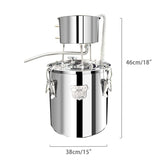 304 stainless steel home Home wine brandy making device