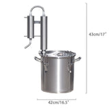 304 Stainless steel home distillation equipment for making liquor
