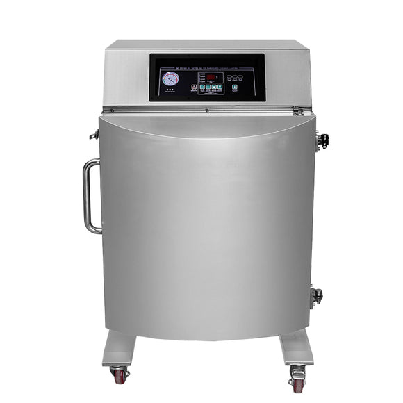 Arc shaped large capacity powder food vacuum packaging machine