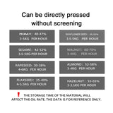 Automatic Small Oil Press Machine Full Stainless Steel Oil Expeller 110V/220V