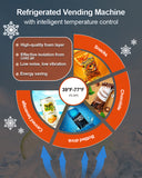 Snack & Drink Combo Vending Machine Refrigerated 60 Bill and Card