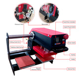 15*15cm Small Size Pneumatic Double Stations Heat Press Machine for Sublimation Logo
