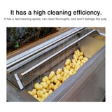 Potato, Cassava, Yam and Oyster Cleaning and Hair roller cleaning Peeling Machine