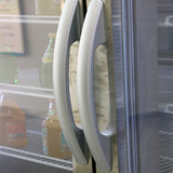 Refrigerator 2 Section 2 Glass Door Stainless Steel Display 42.2 Cu.ft. Reach-in