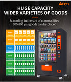 Snack & Drink Combo Vending Machine Refrigerated 60 Bill Coin and Card