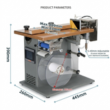 Desktop Semi-Auto Flat Surface Labeling Machine for Small Business | Versatile Box & Package Labeler