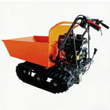 660 lb. Loading Capacity Track Barrow, Gas Powered, Welded Bucket, , Briggs & Stratton CR950,208cc 6.5HP, 3F+1R