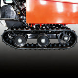 660 lb. Loading Capacity Track Barrow, Gas Powered, Welded Bucket, , Briggs & Stratton CR950,208cc 6.5HP, 3F+1R