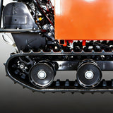 660 lb. Loading Capacity Track Barrow, Gas Powered, Welded Bucket, , Briggs & Stratton CR950,208cc 6.5HP, 3F+1R