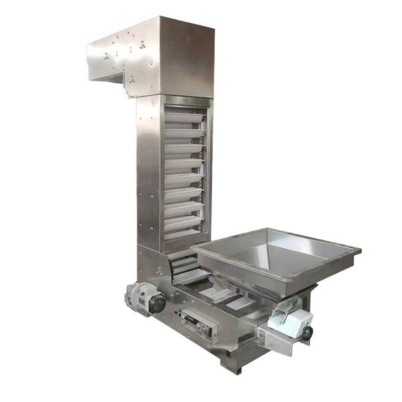 Tefficiency Vertical Conveyors Customized Bucket Elevator for Animal Feed /Food Industry