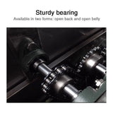 Automatic commercial fish killing machine with open belly and back