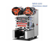 Automatic Lid plastic cup sealer milk tea boba bubble tea cup sealing machine