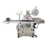 Automatic plastic bag labeling machine, pouch labeling machine, label applicator for bags