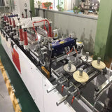 Automatic standing pouch zipper paper pouch making machine