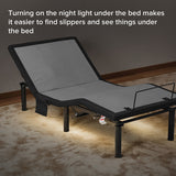 Ergonomic Twin XL Size Adjustable Bed, Zero Gravity Base for Stress Management w