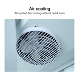 Beverage refrigerated display case with three lighting glass freezer showcase