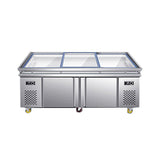 Commercial direct cooling restaurant shop self-fetching freezer