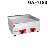 Commercial gas griddle stainless steel iron plate frying burger frying pan gas