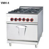 Commercial Vertical gas stove cooking device multiple burners withe cabinet for resturant