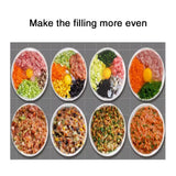 Commercial kitchen dumpling mixing meat blender and filling machine