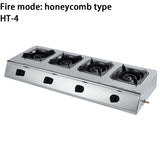 Commercial multiple stainless steel blazing multi-head gas stoves