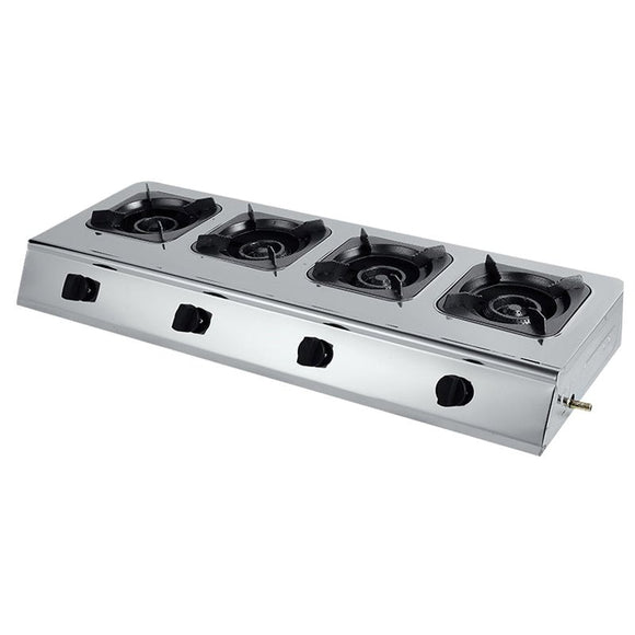 Commercial multiple stainless steel blazing multi-head gas stoves