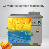 Commercial oil-water separation fryer samosa deep fryer machine