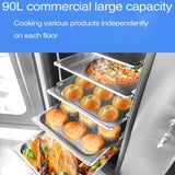 Commercial steam convection oven multi-functional and large-capacity