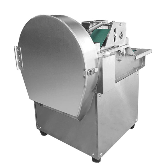 Commercial vegetable slice double speed cutting machine