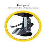 118" High Semi Electric Straddle Stacker with Straddle Legs 2200lbs Capacity, Semi Electric Straddle Stacker with Adj Forks and Legs