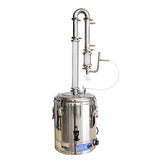 Portable pure copper decomposition for household use distillation with essential oil separator