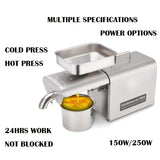Home use mini palm sunflower olive coconut oil press machine screw household